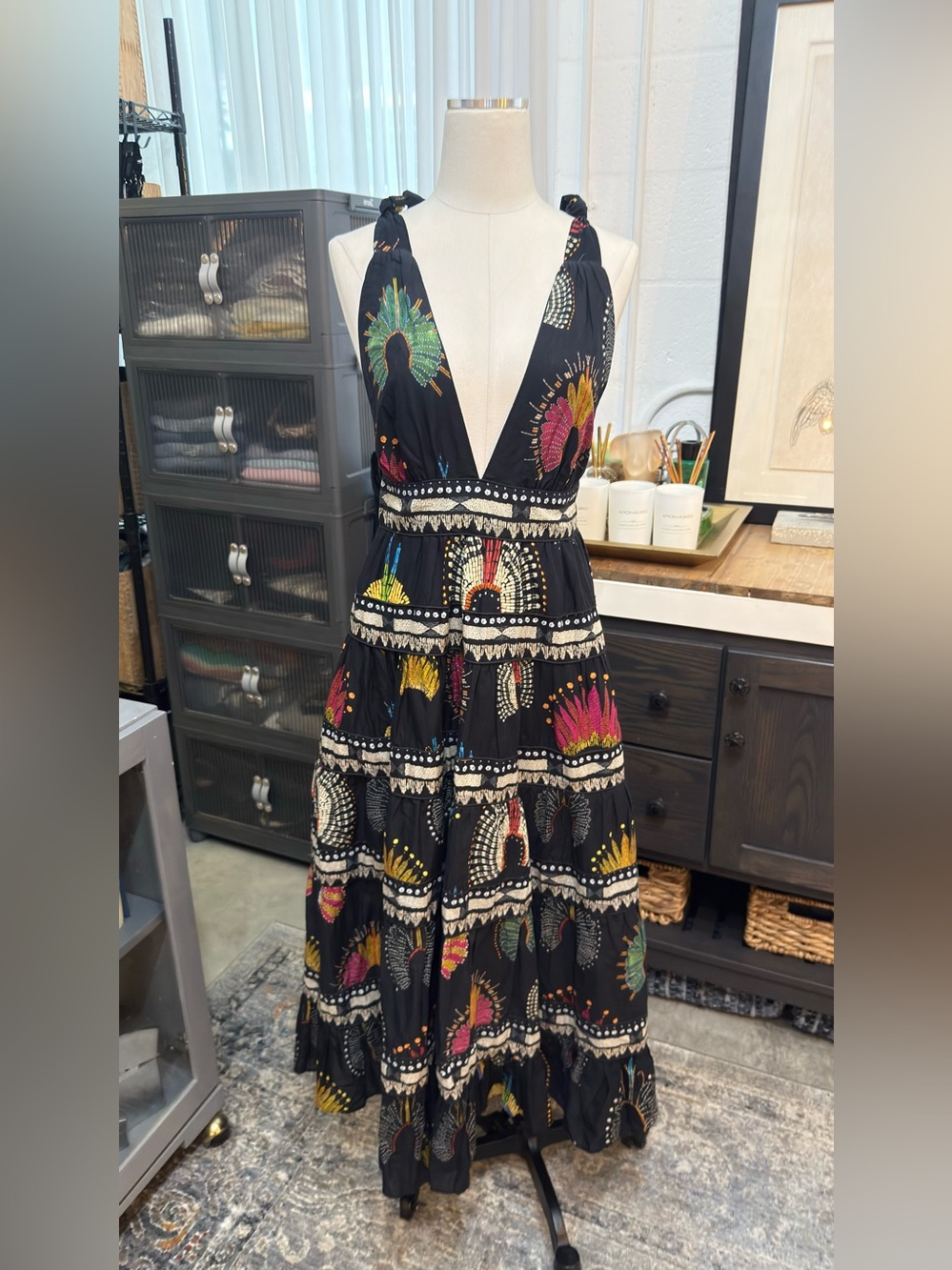 NWOT Farm Rio Maxi Dress Size XS - Picture 11 of 15